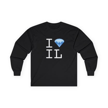 "I Diamond Illinois" Long Sleeve Shirt