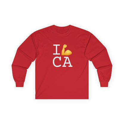 "I Flex in/on California" Long Sleeve Shirt