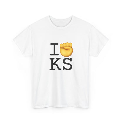 "I Raise my Fist with Kansas" Tee