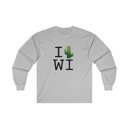 "I Cactus Wisconsin" Long Sleeve Shirt