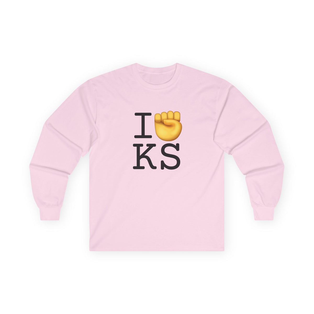"I Raise my Fist with Kansas" Long Sleeve Shirt