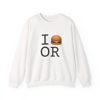 "I Cheeseburger Oregon" Sweatshirt
