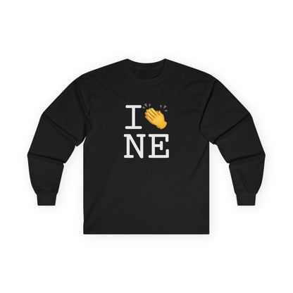 "I Applaud Nebraska" Long Sleeve Shirt