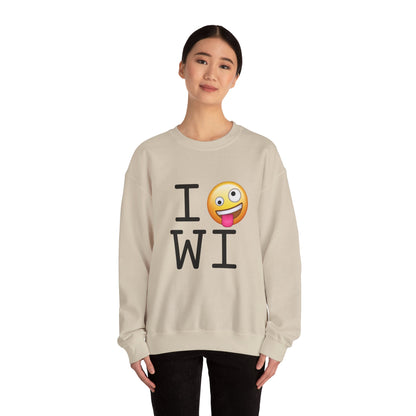 "I'm Crazy about Wisconsin" Sweatshirt