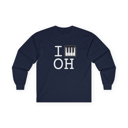 "I Piano Ohio" Long Sleeve Shirt