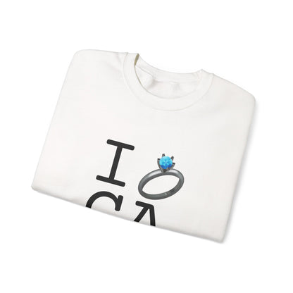 "I'm Married to (Diamond Ring) California" Sweatshirt