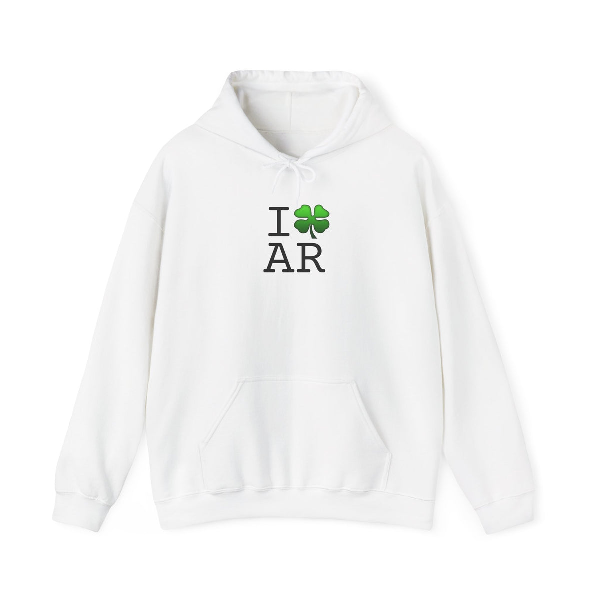 "I'm Lucky (Clover) in Arkansas" Hoodie