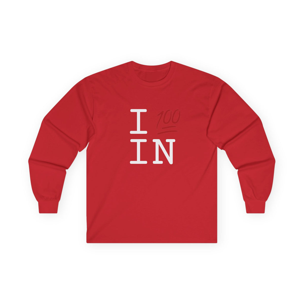 "I Keep it 100 in Indiana" Long Sleeve Shirt