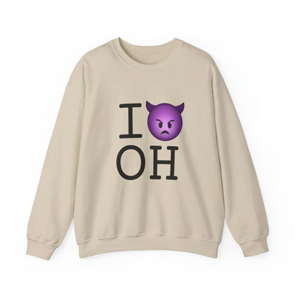 "I'm an Angry Devil about Ohio" Sweatshirt