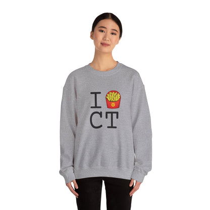 "I French Fries Connecticut" Sweatshirt