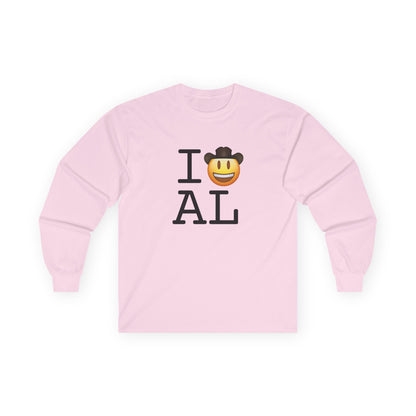 "I'm a Cowboy or Cowgirl in Alabama" Long Sleeve Shirt
