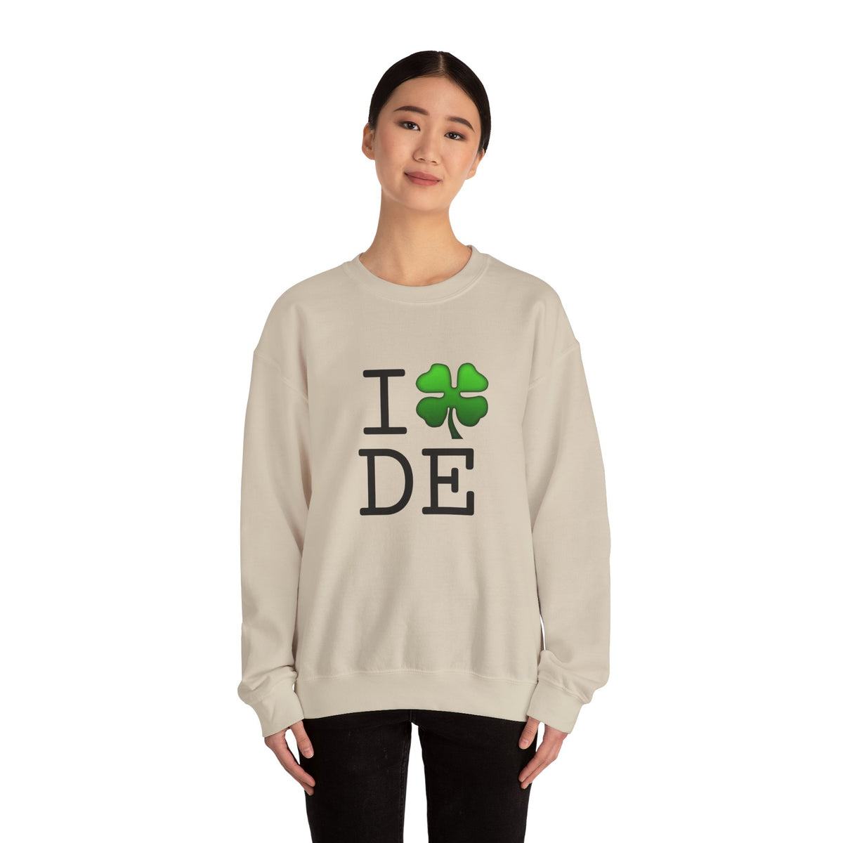 "I'm Lucky (Clover) in Delaware" Sweatshirt