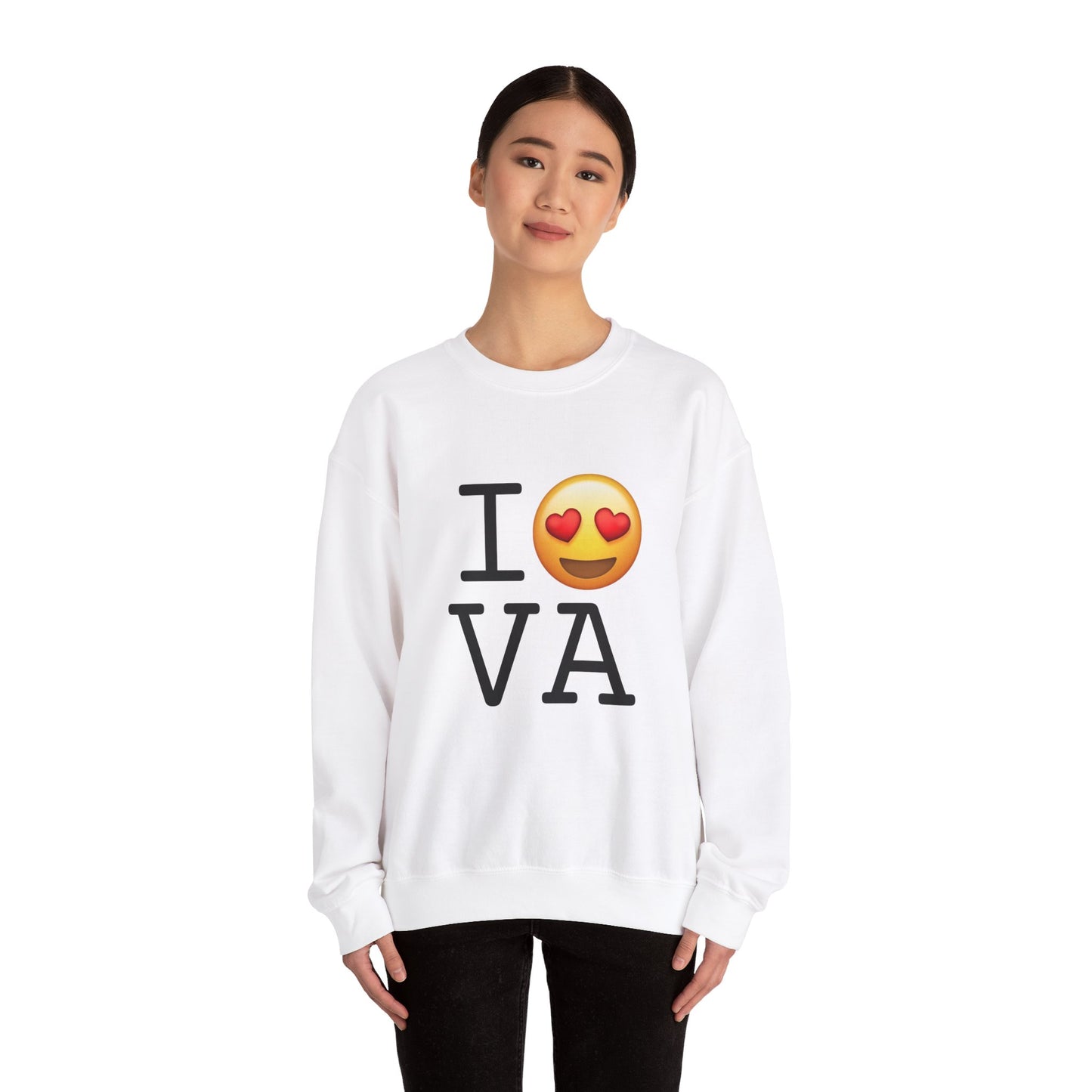 "I have Heart Eyes for Virginia" Sweatshirt