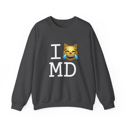 "I'm Laughing like a Cat at Maryland" Sweatshirt