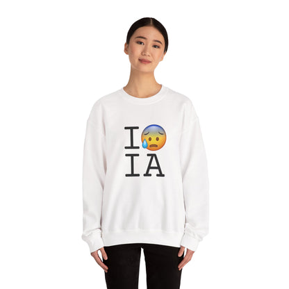 "I'm Anxiously Sweating in Iowa" Sweatshirt