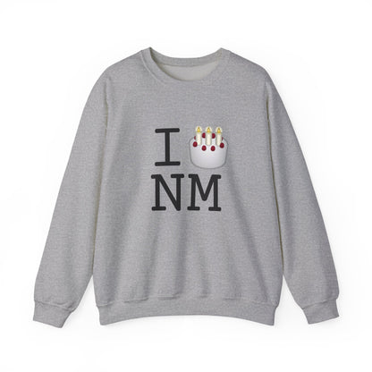 "I Birthday Cake New Mexico" Sweatshirt