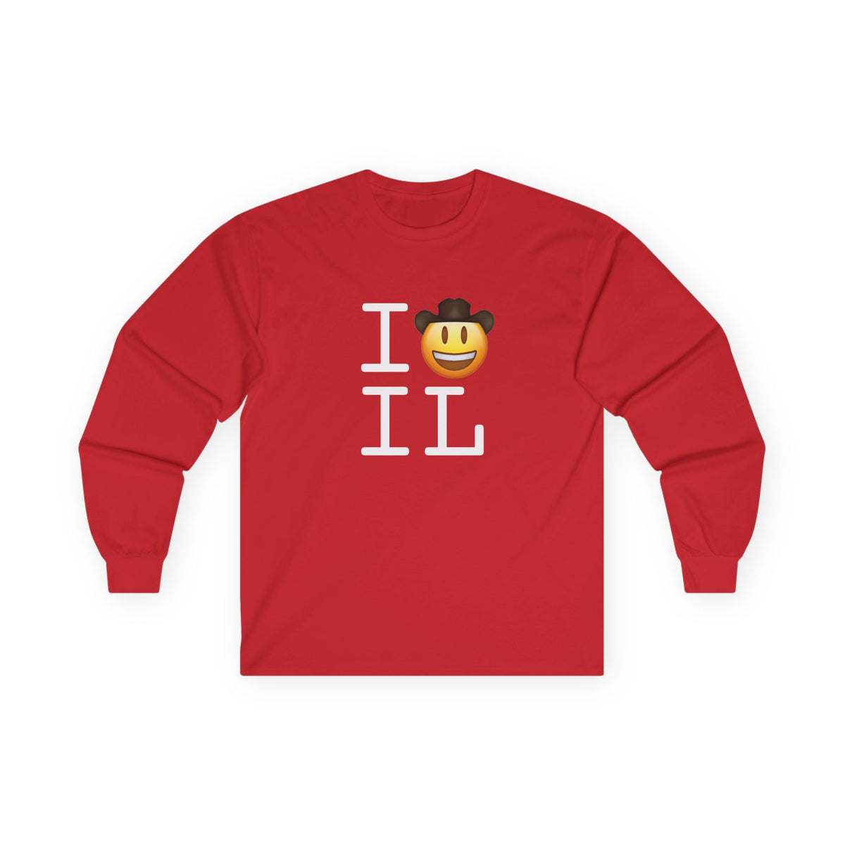 "I'm a Cowboy or Cowgirl in Illinois" Long Sleeve Shirt