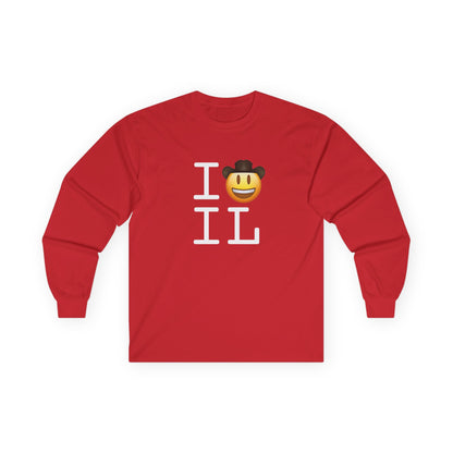 "I'm a Cowboy or Cowgirl in Illinois" Long Sleeve Shirt