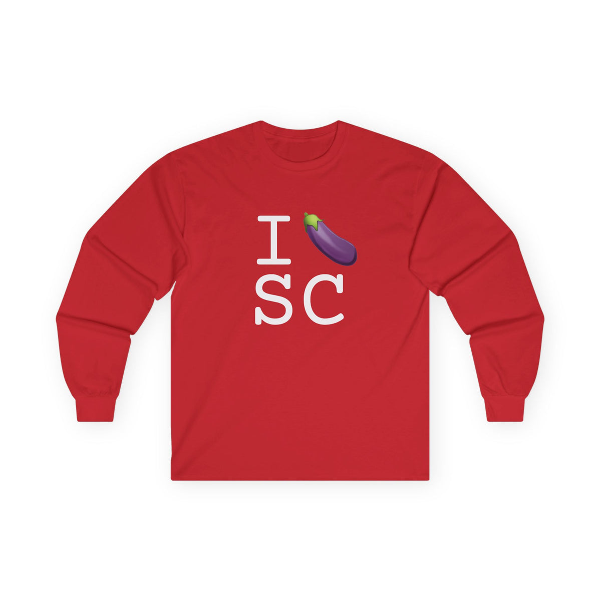 "I Eggplant South Carolina" Long Sleeve Shirt