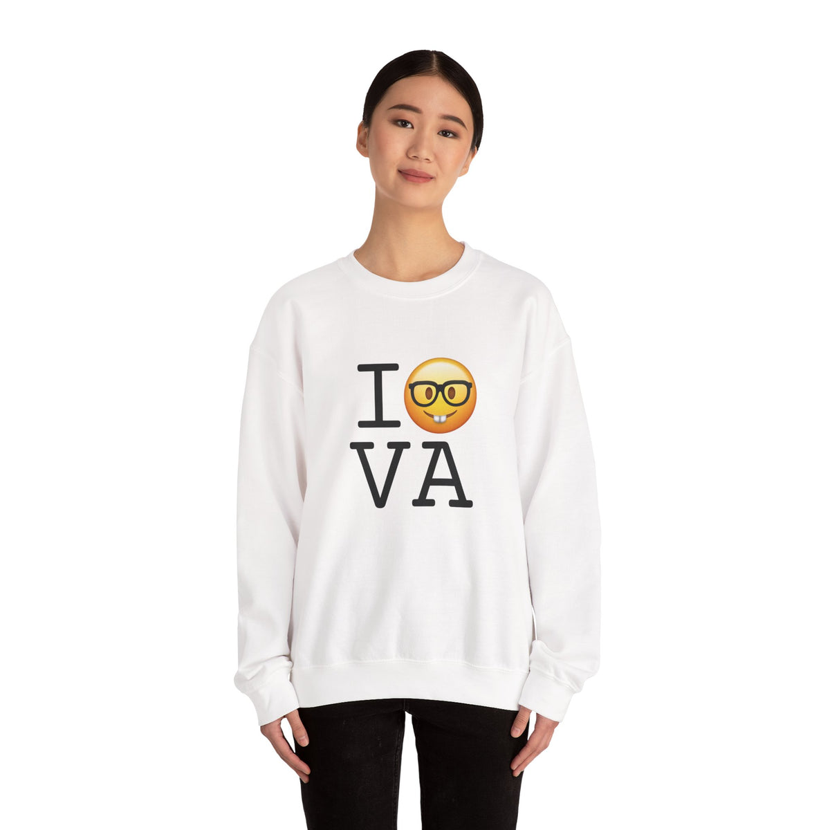 "I'm a Nerd about Virginia" Sweatshirt