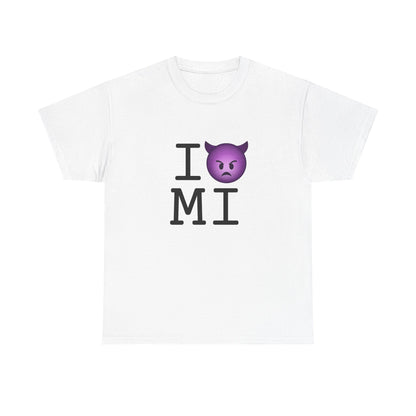 "I'm an Angry Devil about Michigan" Tee