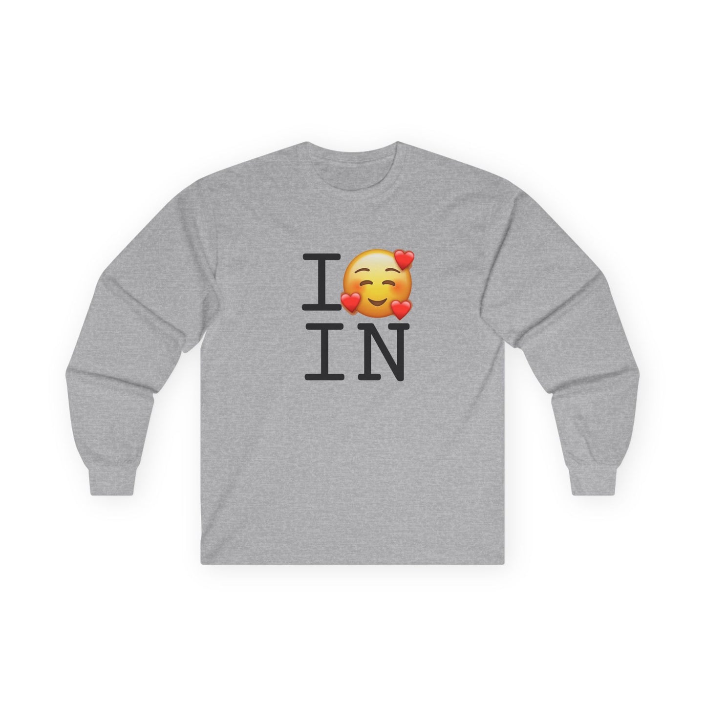 "I Adore Indiana" Long Sleeve Shirt