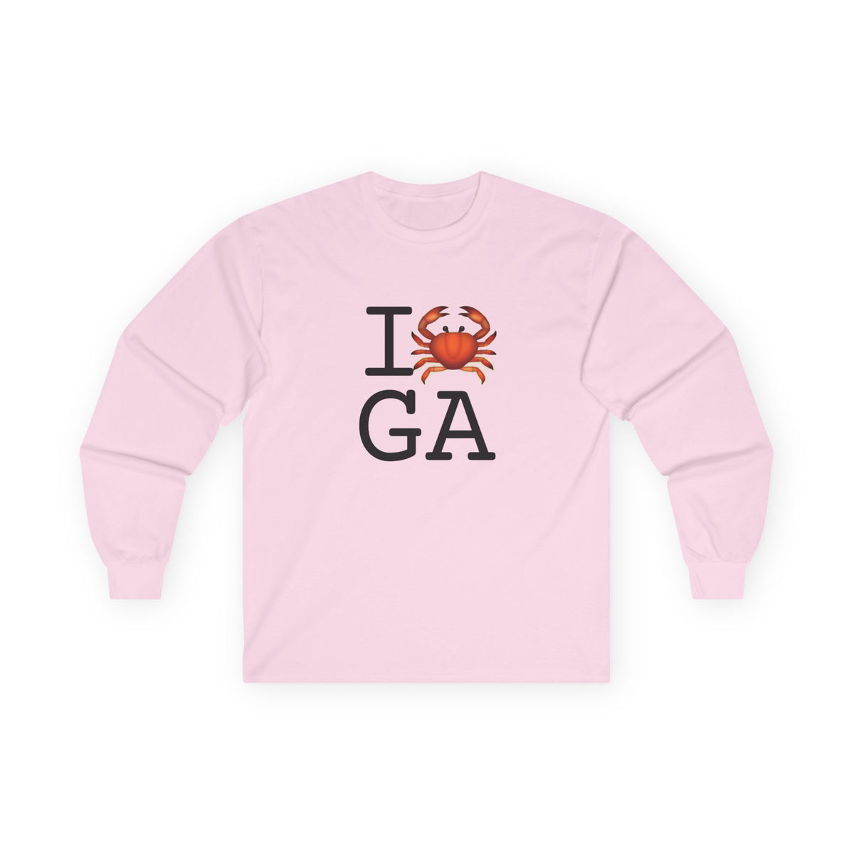 "I Crab Georgia" Long Sleeve Shirt