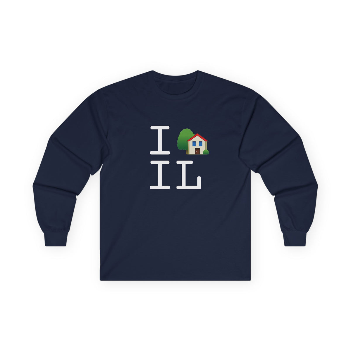 "I'm Home in Illinois" Long Sleeve Shirt