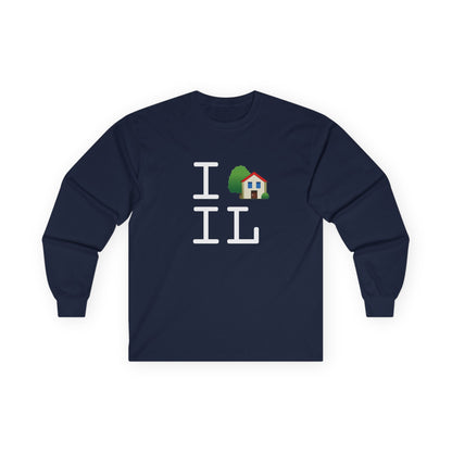 "I'm Home in Illinois" Long Sleeve Shirt