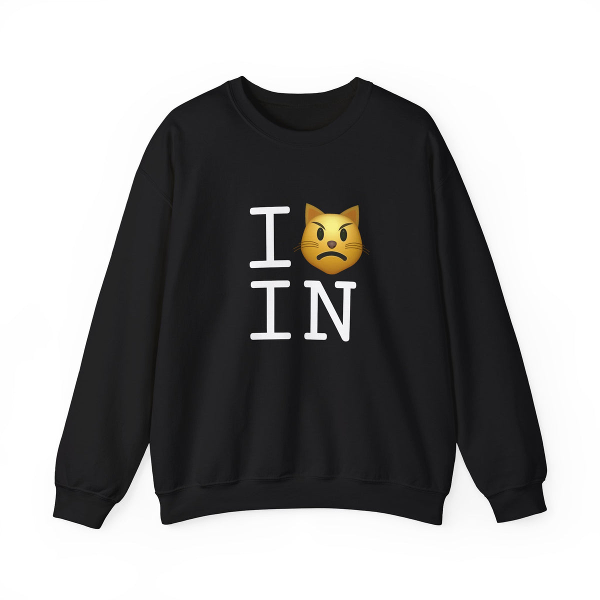 "I'm a Pouting Cat about Indiana" Sweatshirt