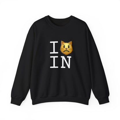 "I'm a Pouting Cat about Indiana" Sweatshirt