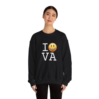 "I'm Happy about Virginia" Sweatshirt