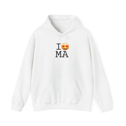 "I have Heart Eyes for Massachusetts" Hoodie