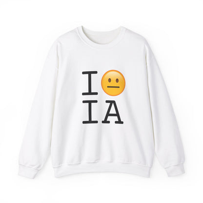 "I'm Neutral About Iowa" Sweatshirt