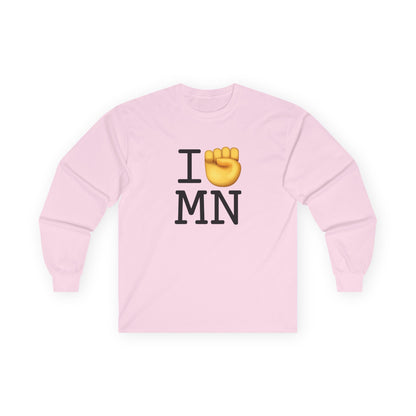 "I Raise my Fist with Minnesota" Long Sleeve Shirt