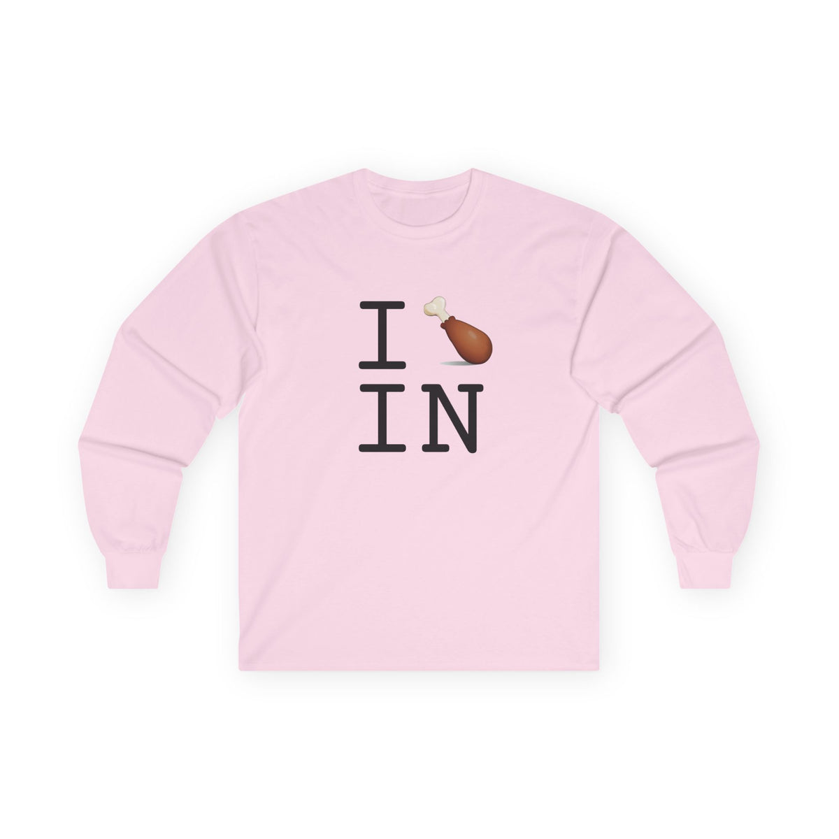 "I Chicken Drumstick Indiana" Long Sleeve Shirt