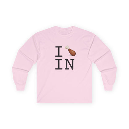 "I Chicken Drumstick Indiana" Long Sleeve Shirt