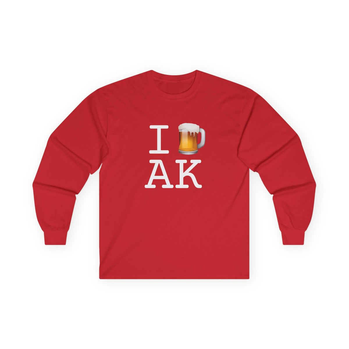 "I Beer Alaska" Long Sleeve Shirt