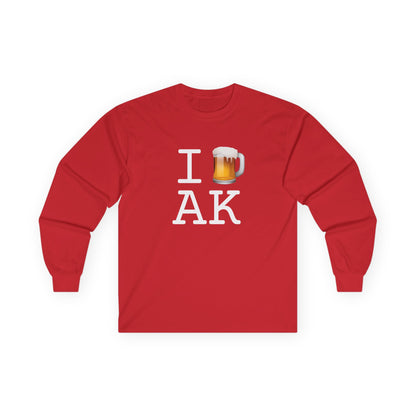 "I Beer Alaska" Long Sleeve Shirt