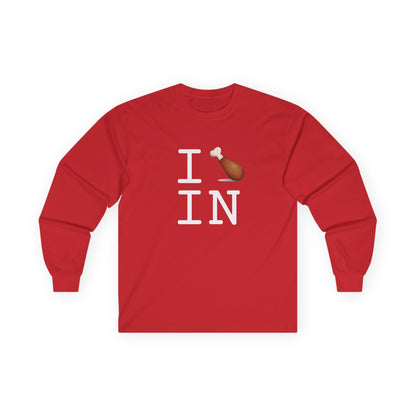 "I Chicken Drumstick Indiana" Long Sleeve Shirt