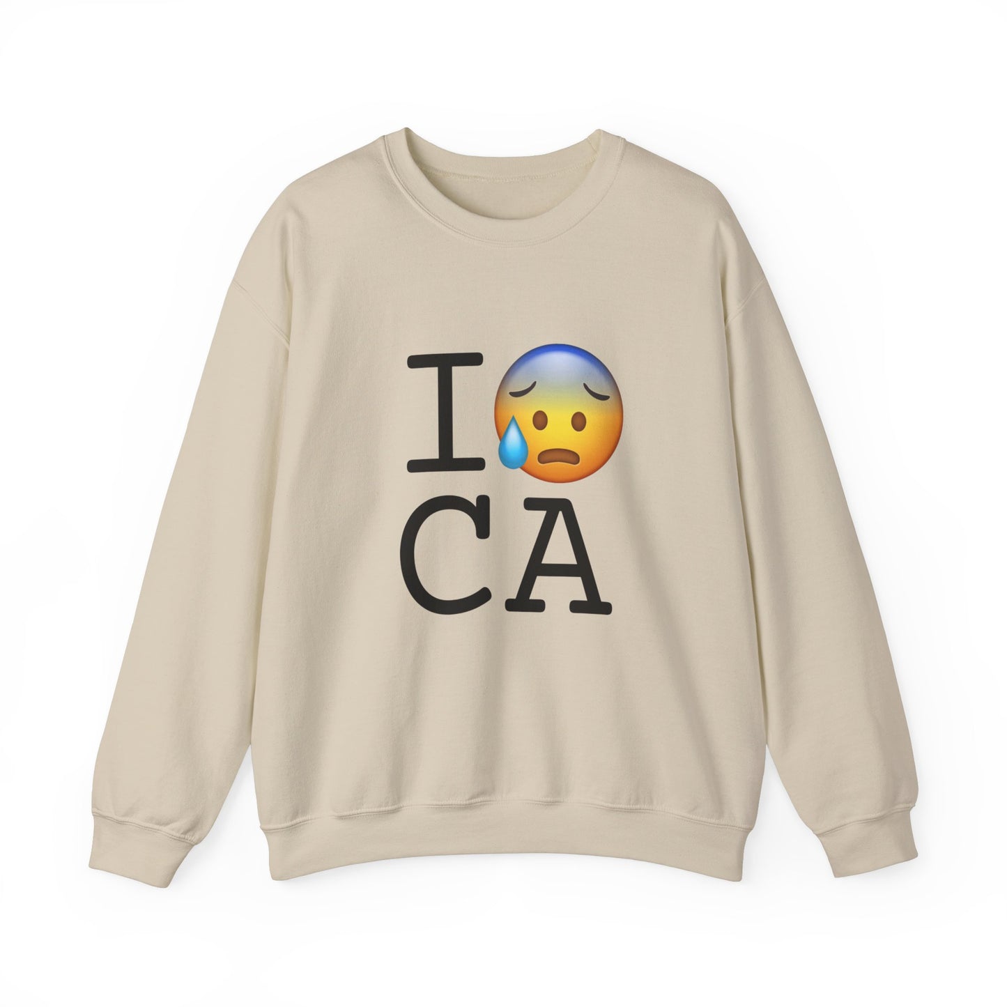 "I'm Anxiously Sweating in California" Sweatshirt