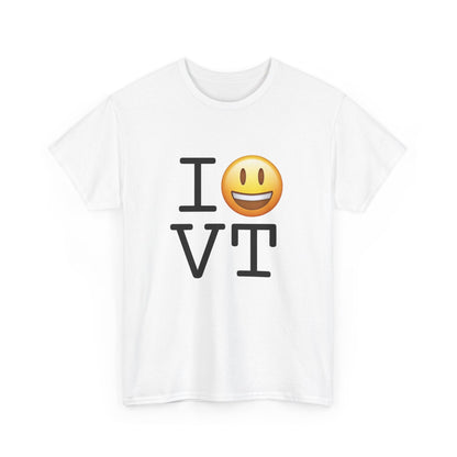 "I'm Happy about Vermont" Tee