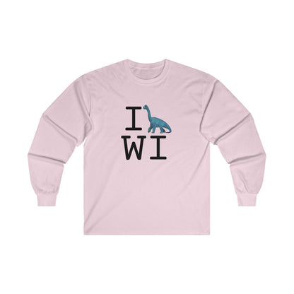 "I'm a Dinosaur in Wisconsin" Long Sleeve Shirt