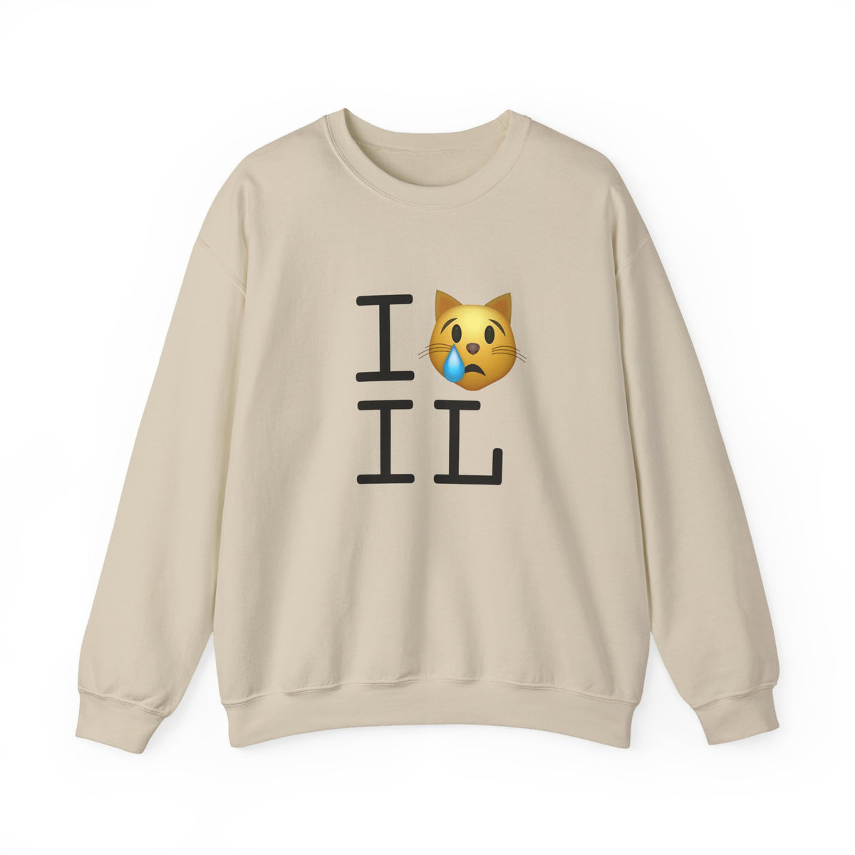 "I'm a Crying Cat about Illinois" Sweatshirt