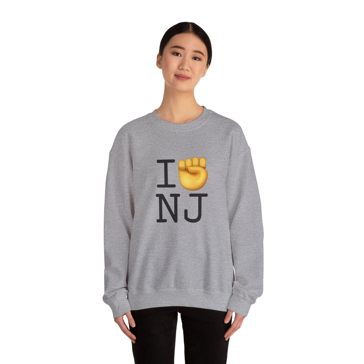 "I Raise my Fist with New Jersey" Sweatshirt