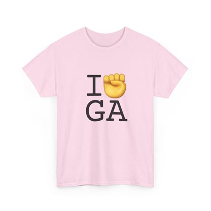 "I Raise my Fist with Georgia" Tee