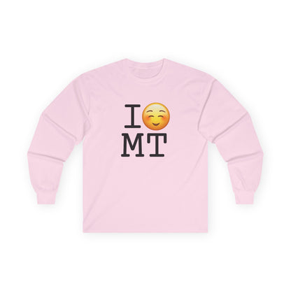"I Blush at Montana" Long Sleeve Shirt