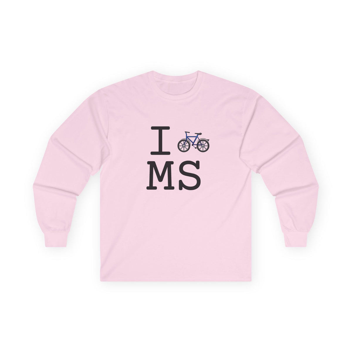 "I Bicycle Mississippi" Long Sleeve Shirt