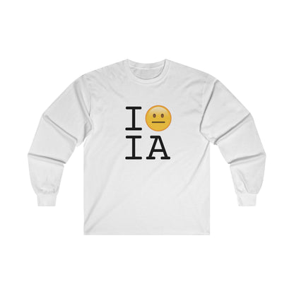 "I'm Neutral About Iowa" Long Sleeve Shirt