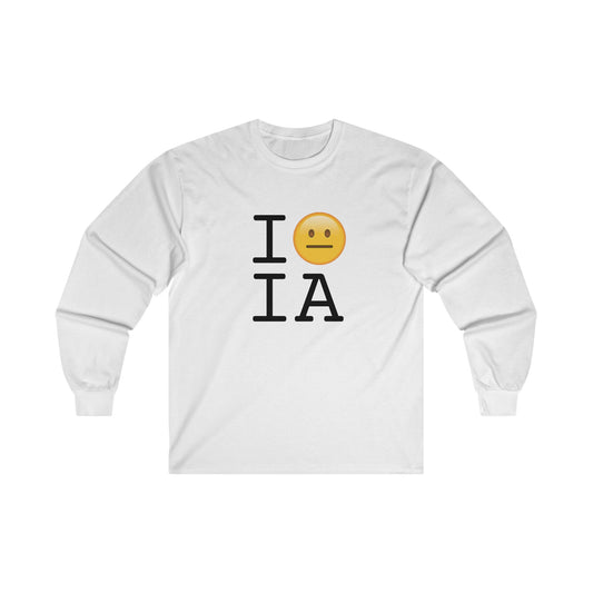 "I'm Neutral About Iowa" Long Sleeve Shirt